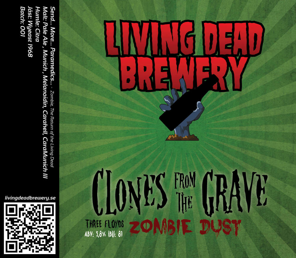 Etikett: Clone from the Grave: Zombie Dust